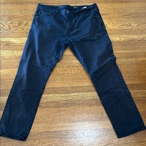 AG Adriano Goldschmied Navy Blue Everett Pants